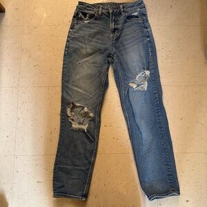 American Eagle Outfitters Blue Distressed Jeans
